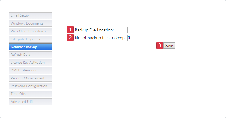 backup master database